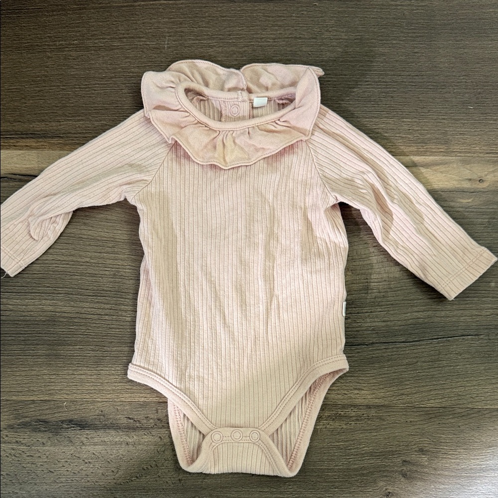 Baby Mori 0-3M Ruffled Bodysuit